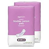 Amazon Basics Women's Incontinence Pads, Bladder Control & Postpartum, Ultimate Absorbency, Unscented, 60 Count, (2 Packs of 30)