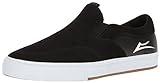 Lakai Men's Owen VLK Skateboarding Shoe, Black Suede, 11 M US