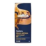 Lavazza Costiera Gran Aroma Ground Coffee 12oz Bag, Light Roast, Smooth and Aromatic Taste, Intensity 2/5, 100% Arabica, Ideal for Drip Brewers, (Pack of 1) - Package May Vary