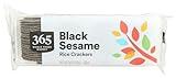 365 by Whole Foods Market, Crackers Rice Black Seasame Organic, 3.6 Ounce