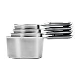 OXO Good Grips 4 Piece Stainless Steel Measuring Cups with Magnetic Snaps