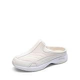 DREAM PAIRS Mules for Women Sneakers Slip on Shoes for Women Walking Shoes,Size 11,Khaki,DWUMMU2502