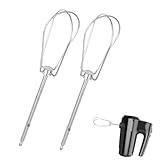 2 Pack Hand Mixer Attachments Beaters Compatible with BLACK and DECKER Electric Hand Held Mixer, Stainless Steel Replacement Parts, Beaters Electric Mixer Parts Accessories