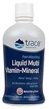 Trace Minerals | Liquid Multi Vitamin-Mineral | B Vitamins, Antioxidants, Full Spectrum Ionic Daily Energy | Supports Hair, Skin, & Nails | Natural Berry | 30 Servings, 30 fl oz