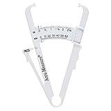 Accu-Measure Body Fat Caliper - Handheld BMI Body Fat Measurement Device - Skinfold Caliper Measures Body Fat for Men and Women