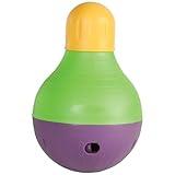 Starmark Bob-A-Lot Interactive Dog Pet Toy, Large, Yellow/Green/Purple