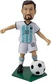 Maccabi Official Lionel Messi Argentina National Team Soccer Action Figure, 4.5” H x 3.5” W x 1.5” D