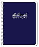 BookFactory Personal Medical Journal/My Medical History Logbook/Daily Medications Log Book/Medicine, Treatment, Doctor Visit Tracking Records - Wire-O, 100 Pages 8.5” x 11” (JOU-100-7CW-PP-(Medical))