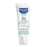 Mustela Hydra Bebe Face Cream - Daily Baby Moisturizer with Natural Avocado, Jojoba Oil - 1.35 fl. oz