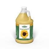 Healthy Harvest Non-GMO Sunflower Oil - Healthy Cooking Oil for Cooking, Baking, Frying & More - Naturally Processed to Retain Natural Antioxidants (One Gallon)