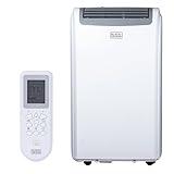 BLACK+DECKER 12,000 BTU Portable Air Conditioner, 3-in-1 AC, Dehumidifier and Fan, Portable AC Unit with Remote Control, Auto Evaporation, 3 Speeds, Window Kit Included, White, BPP08WTB