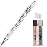 Mr. Pen- Mechanical Pencil, Metal, 2mm for Drafting, Drawing, Lead Holder, Thick Mechanical Pencil