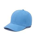 Boolavard Kids Boy Girl Baseball Cap Hat Soft Lightweight Adjustable Size for 2-9 Years (Light Blue)