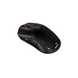 HyperX Pulsefire Haste – Wireless Gaming Mouse – Ultra Lightweight, 61g, 100 Hour Battery Life, 2.4Ghz Wireless, Honeycomb Shell, Hex Design, Up to 16000 DPI, 6 Programmable Buttons – Black, 4P5D7AA