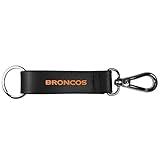 NFL Siskiyou Sports Fan Shop Denver Broncos Black Strap Key Chain One Size Black