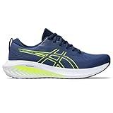 ASICS Men's Gel-Excite 10 4E Running Shoes, 10.5, Blue Expanse/Safety Yellow