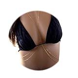 Sexy Body Chains for Women Summer Beach Belly Waist Chain Bikini Body Jewelry (Body Chain, One Size)