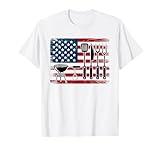 Patriotic Grilling BBQ Utensil US Flag Pitmaster Barbecuing T-Shirt