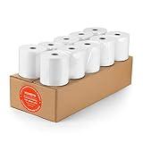 MUNBYN Thermal Paper 3 1/8 x 230ft, 10 Rolls Receipt Paper Work for Star Micronics TSP100 TSP143 Epson 80mm Receipt Printer Square POS Register, 80mm Thermal Receipt Paper, BPA Free, Plus Version