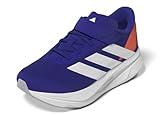 adidas Duramo SL Elastic Lace Sneaker, Lucid Blue/Zero Metallic/Impact Orange, 2 US Unisex Little Kid