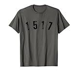 1517 Martin Luther Reformed Theology Christian T-Shirt