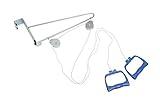 Essential Medical Supply Overdoor Exercise Pulley Set - Shoulder Physical Therapy Equipment for at-Home Workouts, Durable Door Attachment, Adjustable Resistance for Shoulder Strengthening