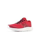 New Balance DynaSoft 520 V8 Lace-Up Running Shoe, Team Red/Black/White, 7 US Unisex Big Kid