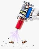 Tesla Coil Handheld Gun, Artificial Lightning, Portable Mini Spark Gap Arc Generator, for Science Physics Teaching Experiment Tool College High School Education DIY Toy (Regular Edition)