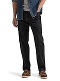 Wrangler Authentics Men's Comfort Flex Waist Relaxed Fit Jean, Dark Denim, 38W x 32L