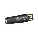 OLIGHT IMINI 2 EDC Rechargeable Keychain Flashlight, 50 Lumens Compact and Portable Mini Light, Tiny LED Keyring Lights with Built-in Battery Ideal for Everyday Carry and Emergencies (Black)