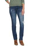 Democracy womens Democracy Women's Plus-size "Ab"solution Straight Leg Jeans, Blue Vintage, 20 Plus