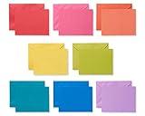 American Greetings Single Panel Blank Cards with Envelopes, Rainbow Colors (200-Count)