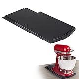 Funpynani Kitchen Appliance Sliding Tray, Compatible With Coffee Maker, Kitchen Aid Mixer, Blenders, Air Fryer, Juicer Parts Accessories Sliders for Coutertop with Rolling Wheels (1 Pack)