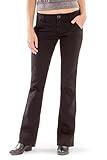 UNIONBAY womens Heather Slash Pocket Stretch Uniform Bootcut Pants, New Black, 15 US