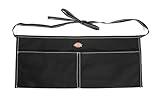 Dickies 2-Pocket Canvas Work Waist Apron, Suitable for Woodworkers, Artists, and other Craftspeople, Black