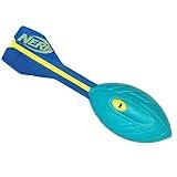 NERF Neon Vortex Aero Howler Foam Football - NERF Soft Vortex Football for Long-Distance Throws - Perfect for Pool + Beach Football - Kids Aero Howler Whistle Vortex Foam Ball - Neon