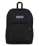 JanSport SuperBreak One Backpacks - Durable, Lightweight Bookbag with 1 Main Compartment, Front Utility Pocket with Built-in Organizer - Premium Backpack, Black