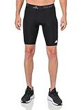 adidas Men's Techfit Compression Training Short Tights, Black