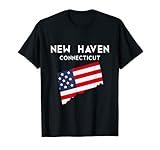 New Haven Connecticut USA State America Travel Connecticuter T-Shirt