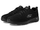 Skechers Women's Go Walk Joy Violet Sneaker, Black, 8