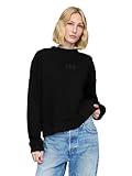 GAP womens Logo Mockneck Sweatshirt True Black V2 L