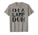 I'm A Lamp Duh Easy Matching Halloween Costume Shirt Edit