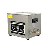 ZKH Commercial Ultrasonic Jewelry Cleaner 10L, 40kHz High Frequency Sonic Cleaner with Digital Timer&Heater, Ultrasonic Machine for Jewelry, Eyeglasses, Watch Straps, Ring, Dentures, Industrial Parts