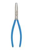 Channellock 748 8-Inch Long Reach End Cutting Pliers | Nipper End Cutter with Extra Long Flat Nose | Designed for Hard to Reach Places | Forged from High Carbon Steel | Made in the USA , Blue