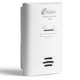Kidde Carbon Monoxide Detector, Plug in Wall with AA Battery Backup, Test-Hush Button