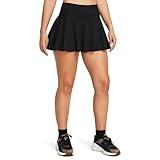 Under Armour Womens Motion Skort, (001) Black / / White, Large