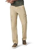 Wrangler Authentics Men's Relaxed Fit Stretch Cargo Pant, Elmwood, 32W x 32L
