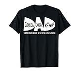 Dad Tow Truck Driver Myth Legend Fathers Day Gift Tshirt T-Shirt
