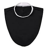 BPURB Clergy Shirt Neck Collar Men Women Priest Collar Costumes Accessory for Pastor