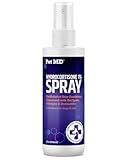 Pet MD Hydrocortisone Spray for Dogs, Cats, Horses - Itch Relief Spray & Hot Spot Treatment for Dogs, Irritated Dry Itchy Skin, Allergies, and Dermatitis - Reduces Topical Inflammation - 4 oz